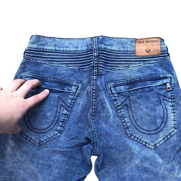True Religion Jeans Size 29 GENO Relaxed Slim Blue - Picture 10 of 10